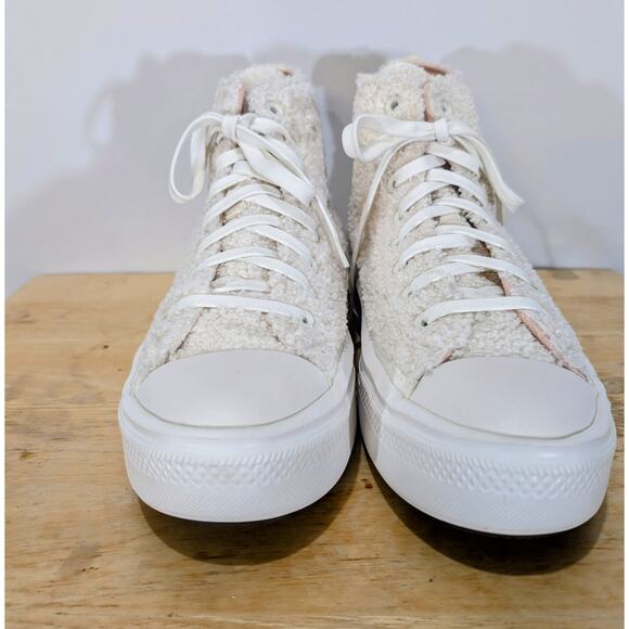 Converse Chuck Taylor Move Sherpa Platform High Top White Pink Women’s 10 - Picture 5 of 9